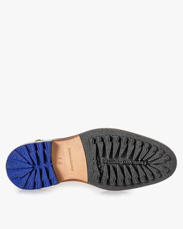 Chelsea boot su&egrave;de donker taupe