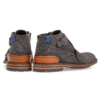 Boot grijs met gespsluiting