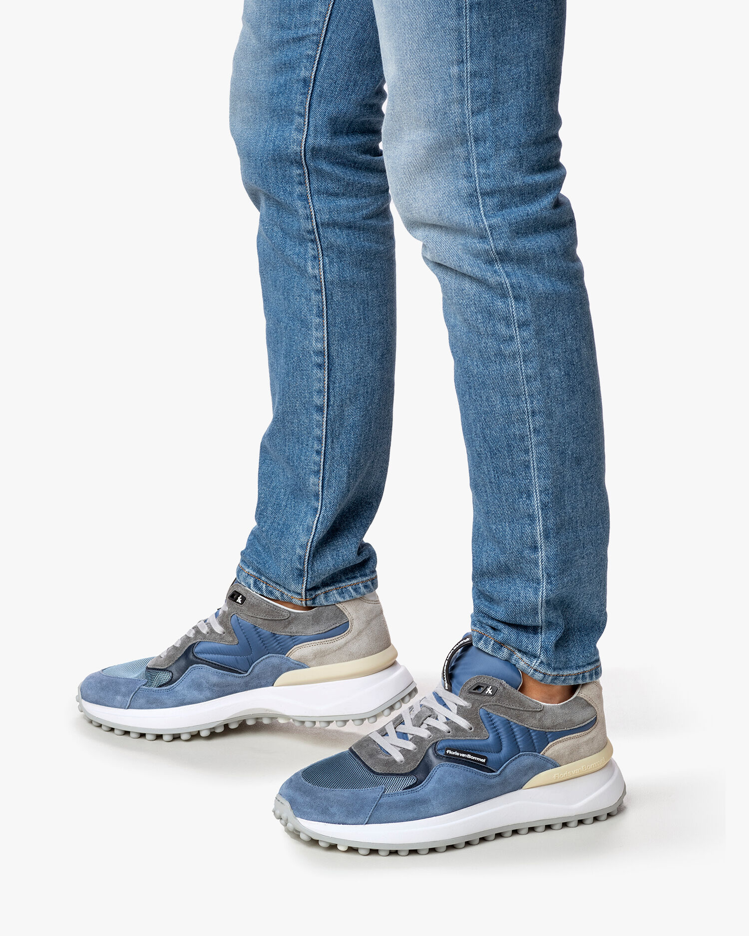 Sneakers heren Noppi 20.05 Blauw Floris van Bommel Official