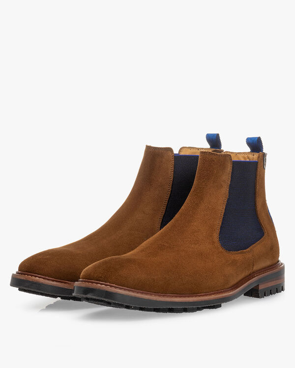 Chelsea boot suede cognac