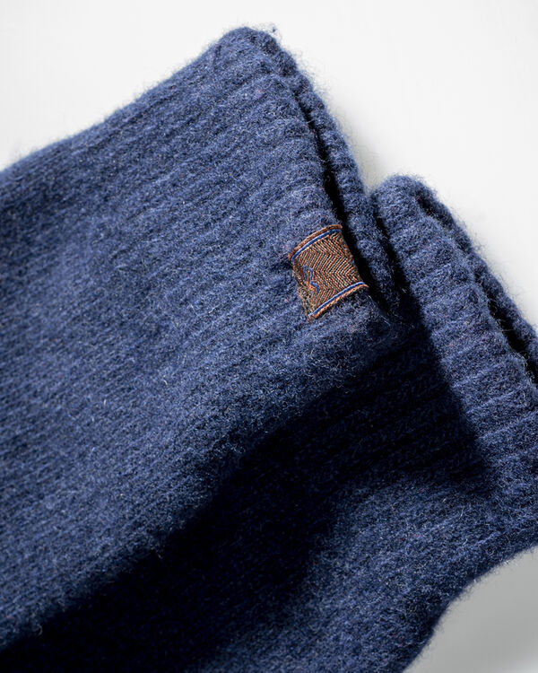 Handschoenen wol blauw