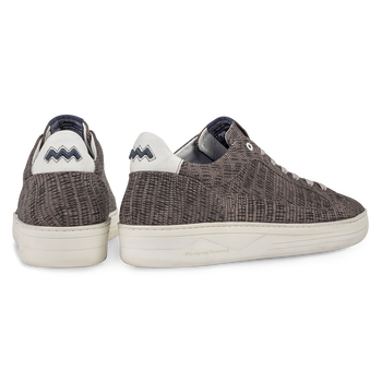 Sneaker met print taupe