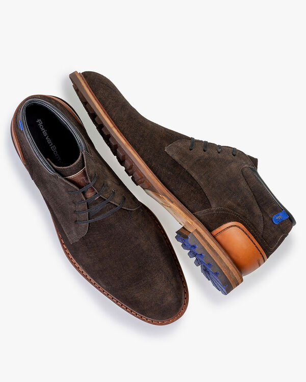 Veterboot su&egrave;de donkerbruin