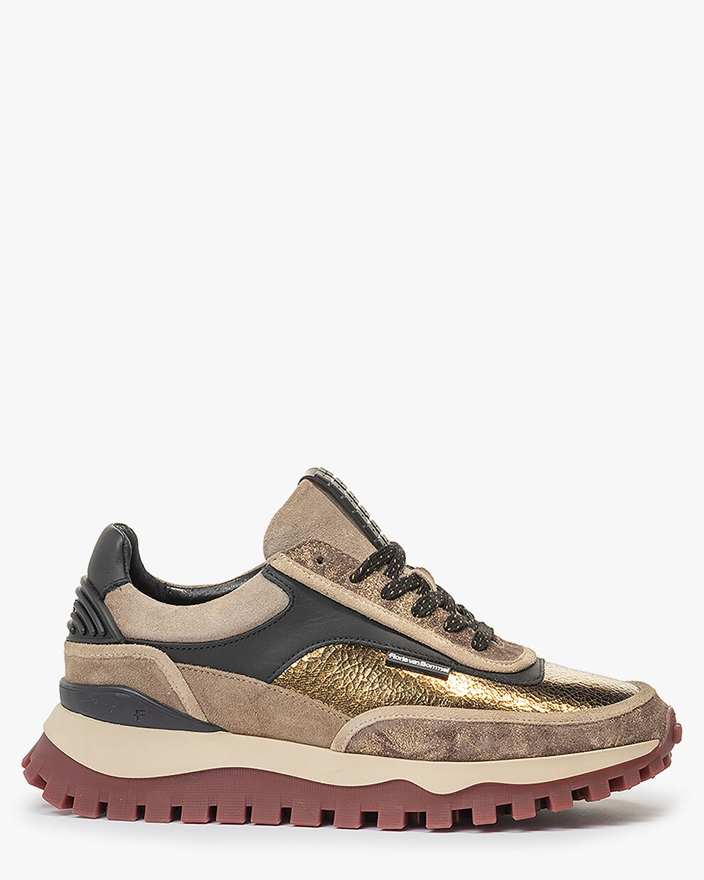Sneakers dames Noppi 35.10 Goud Floris van Bommel Official