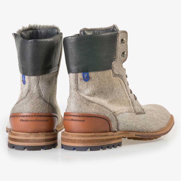 Floris van Bommel Premium heren zandkleur veterboot