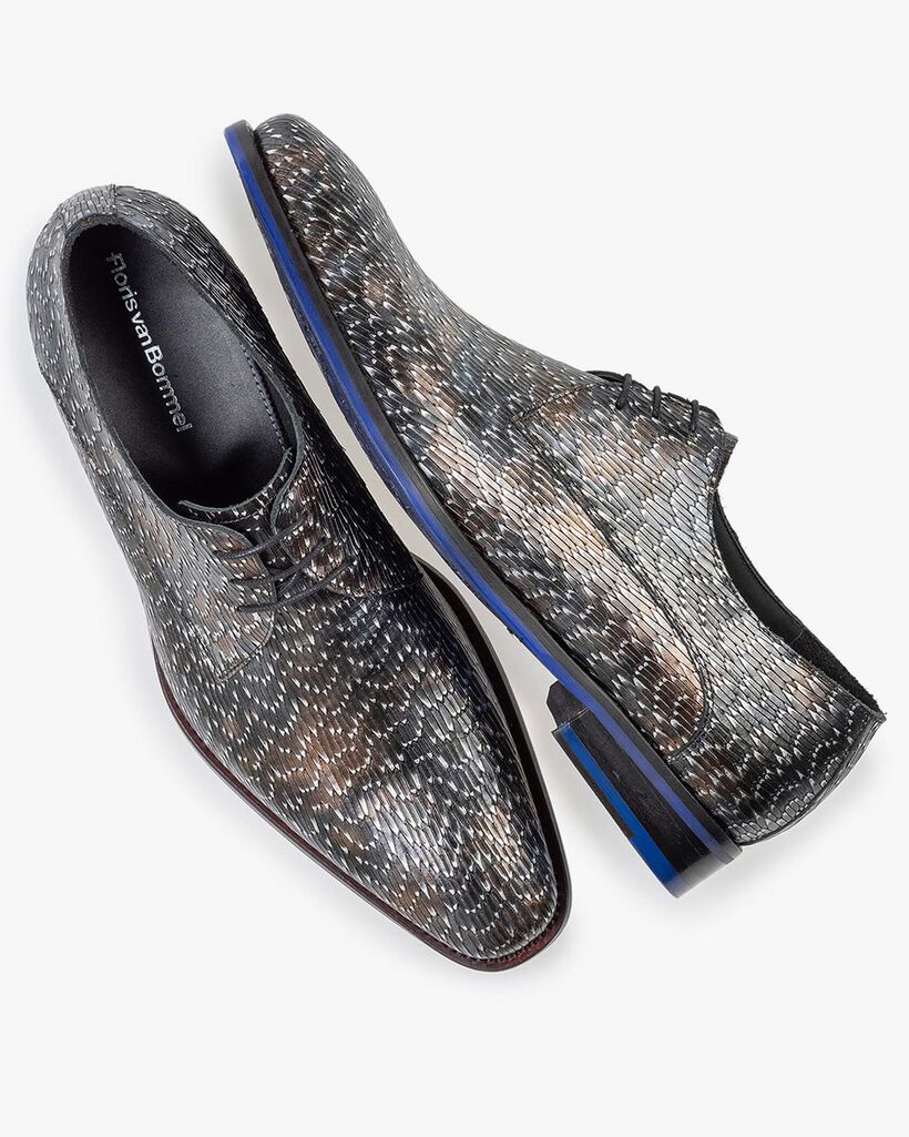 Veterschoen metallic brons