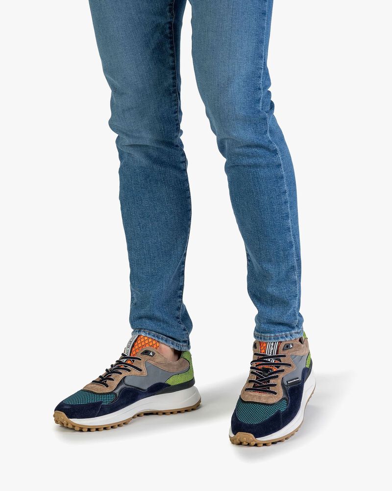 Noppi sneaker suede leather sand-coloured