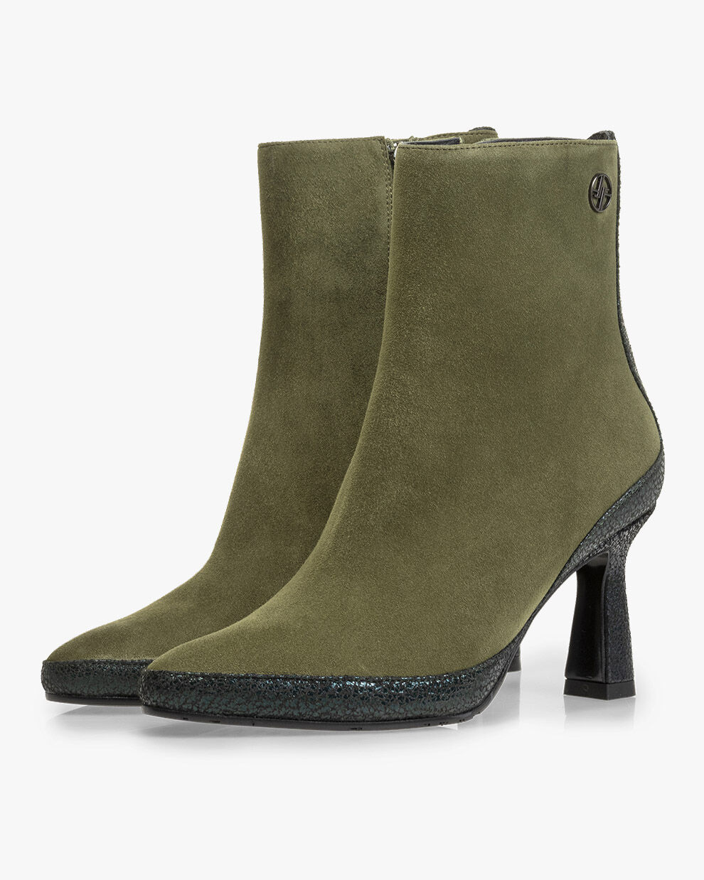 Green shop ankle boots