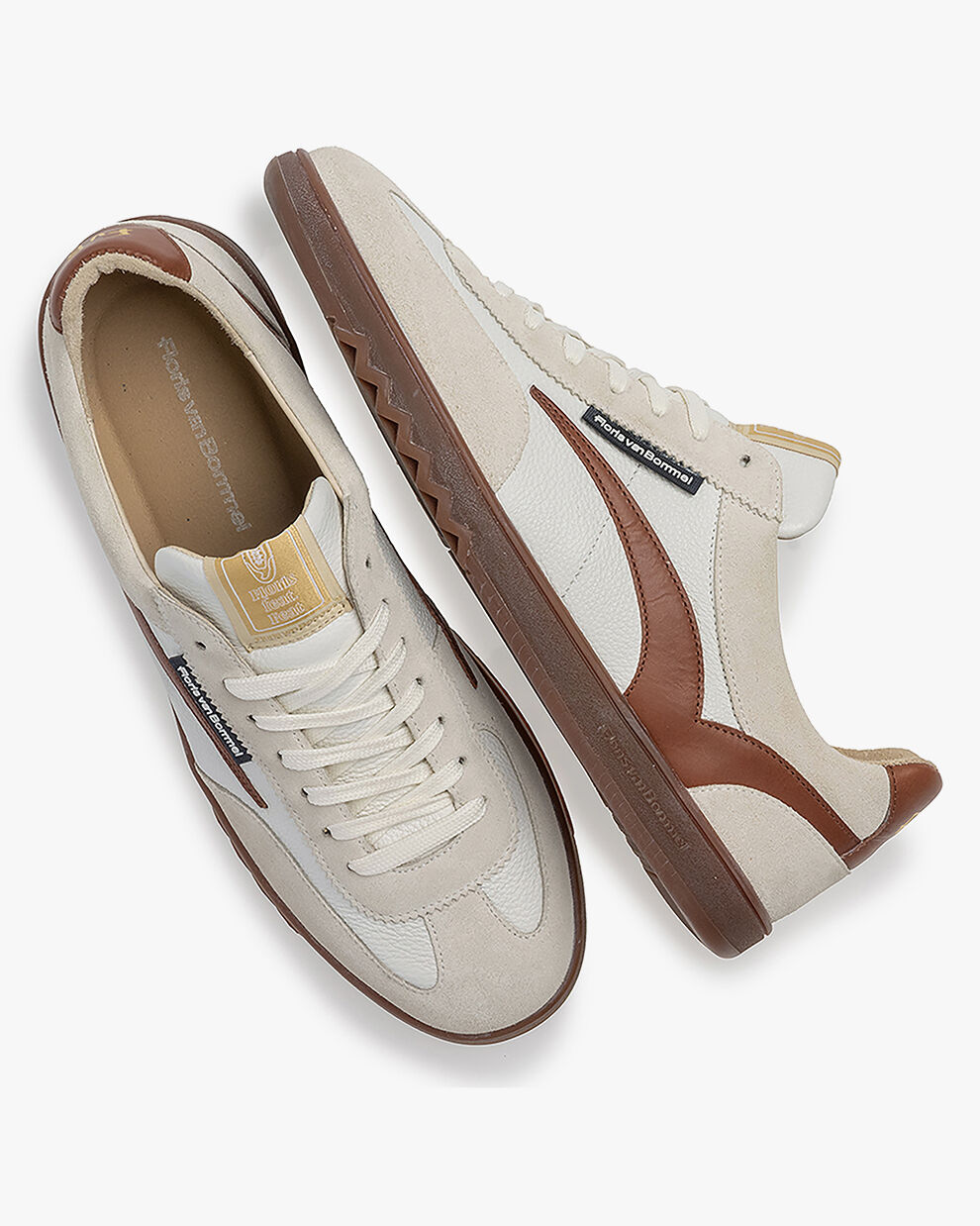 Men's sneakers De Zaler 03.02 Dark white | Floris van Bommel