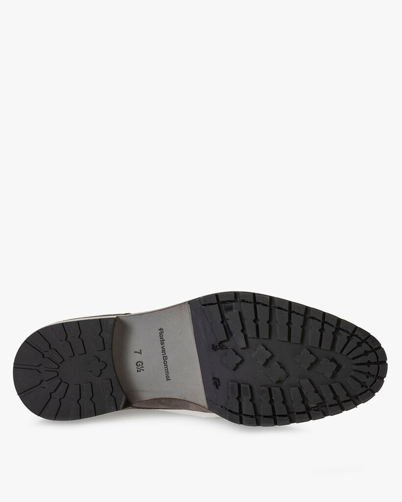 Veterboot su&egrave;de taupe