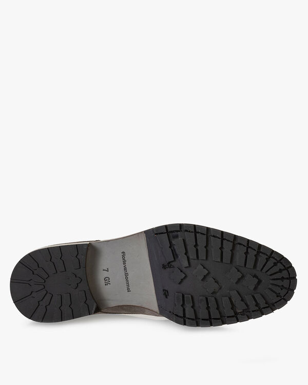 Veterboot su&egrave;de taupe