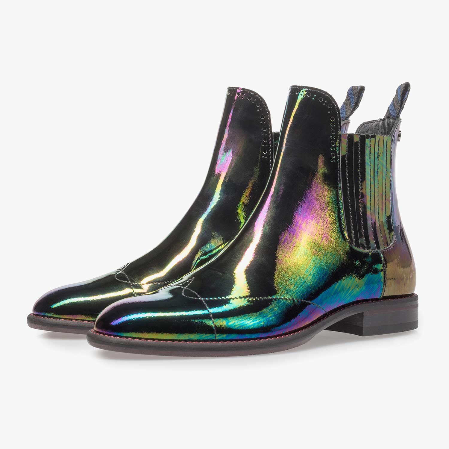 Women s black leather Chelsea boot 85601 02 Floris van Bommel Women