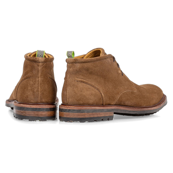 Veterboot su&egrave;de beige