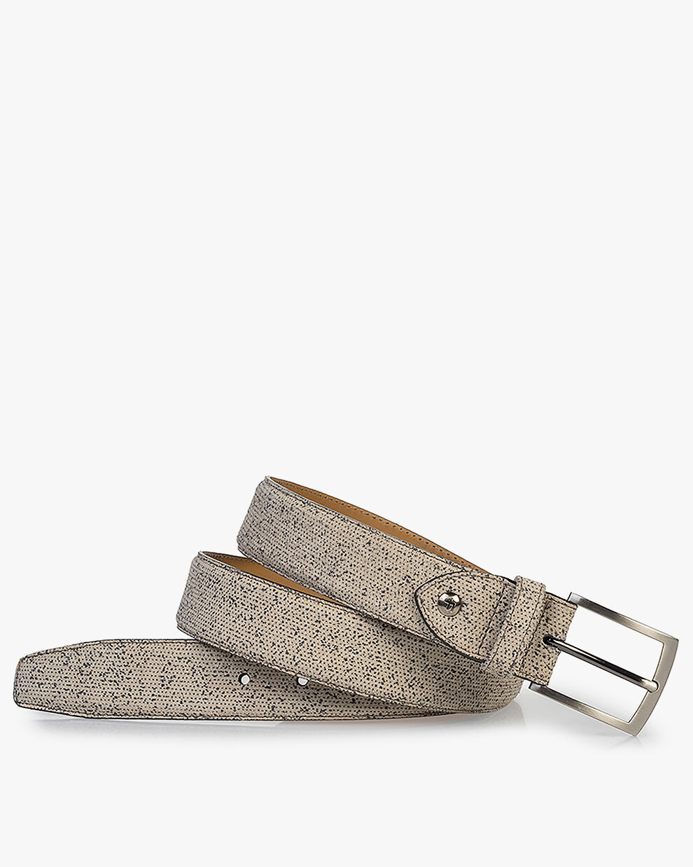 Riemen heren De Belter 30.75 Naturel beige Floris van Bommel