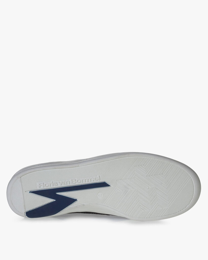 Sneaker nubuckleer donkergrijs