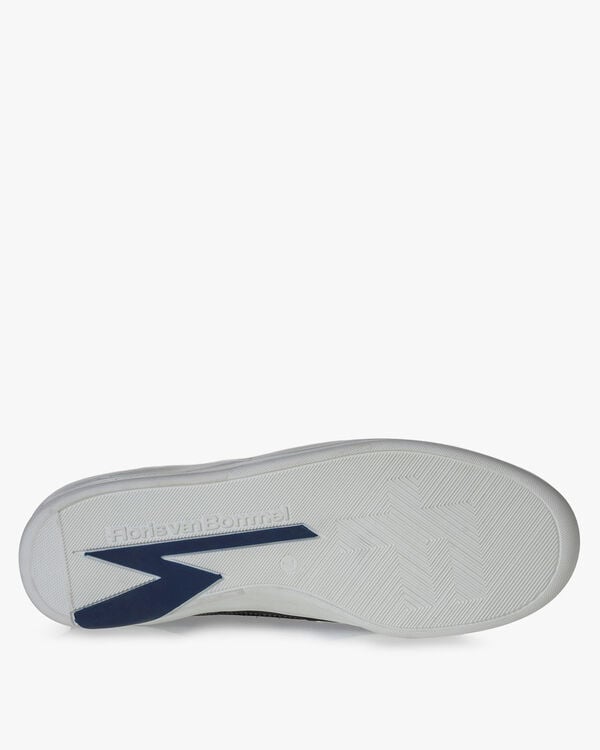 Sneaker nubuckleer donkergrijs