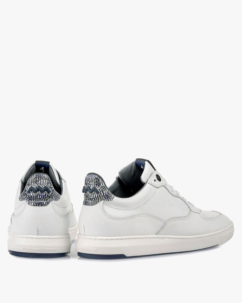 Sneaker white calf leather