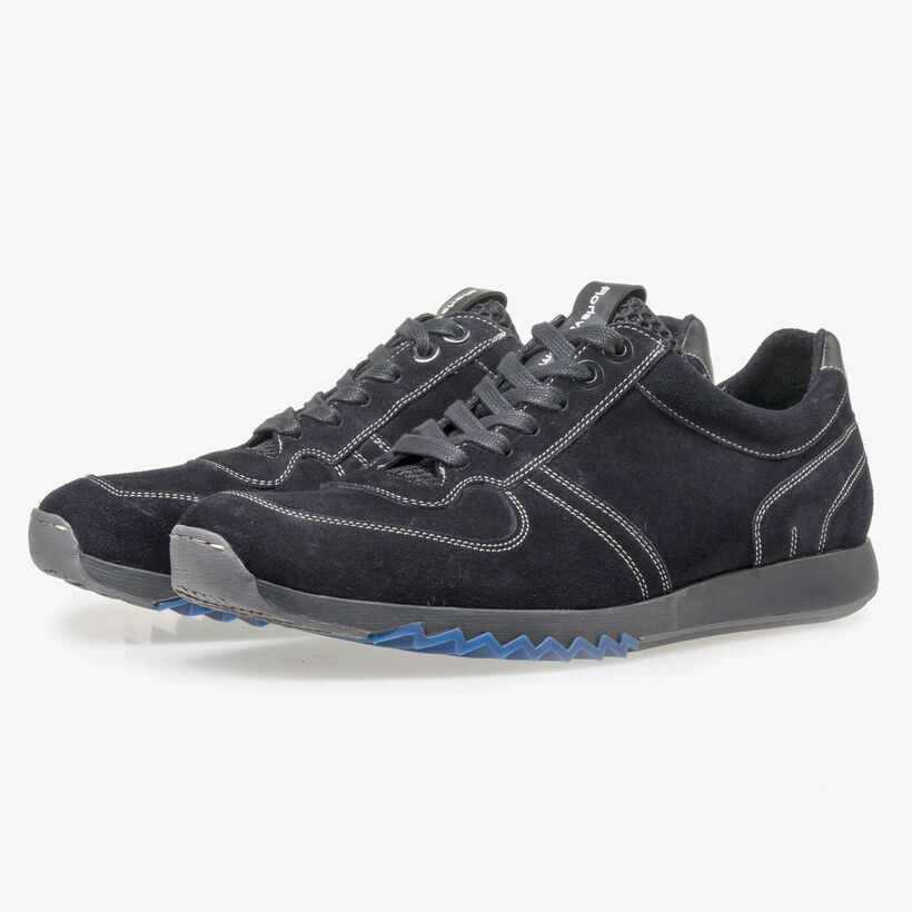 Floris van Bommel donkerblauwe heren sneaker