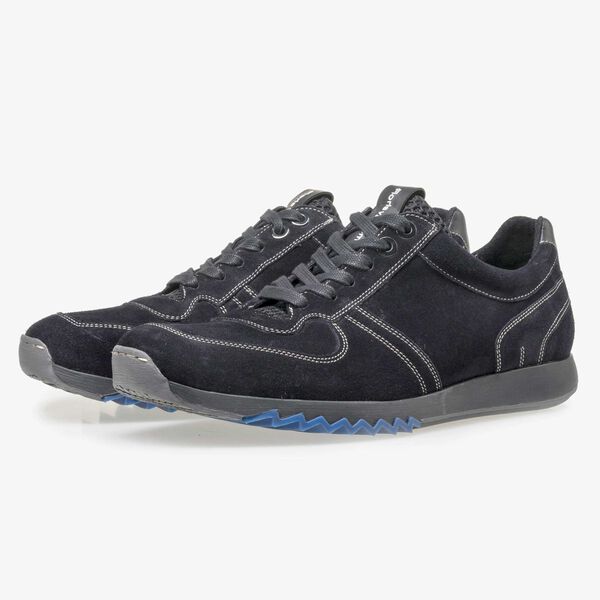 Floris van Bommel donkerblauwe heren sneaker