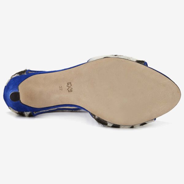 Floris van Bommel animalprint leren dames sandalette