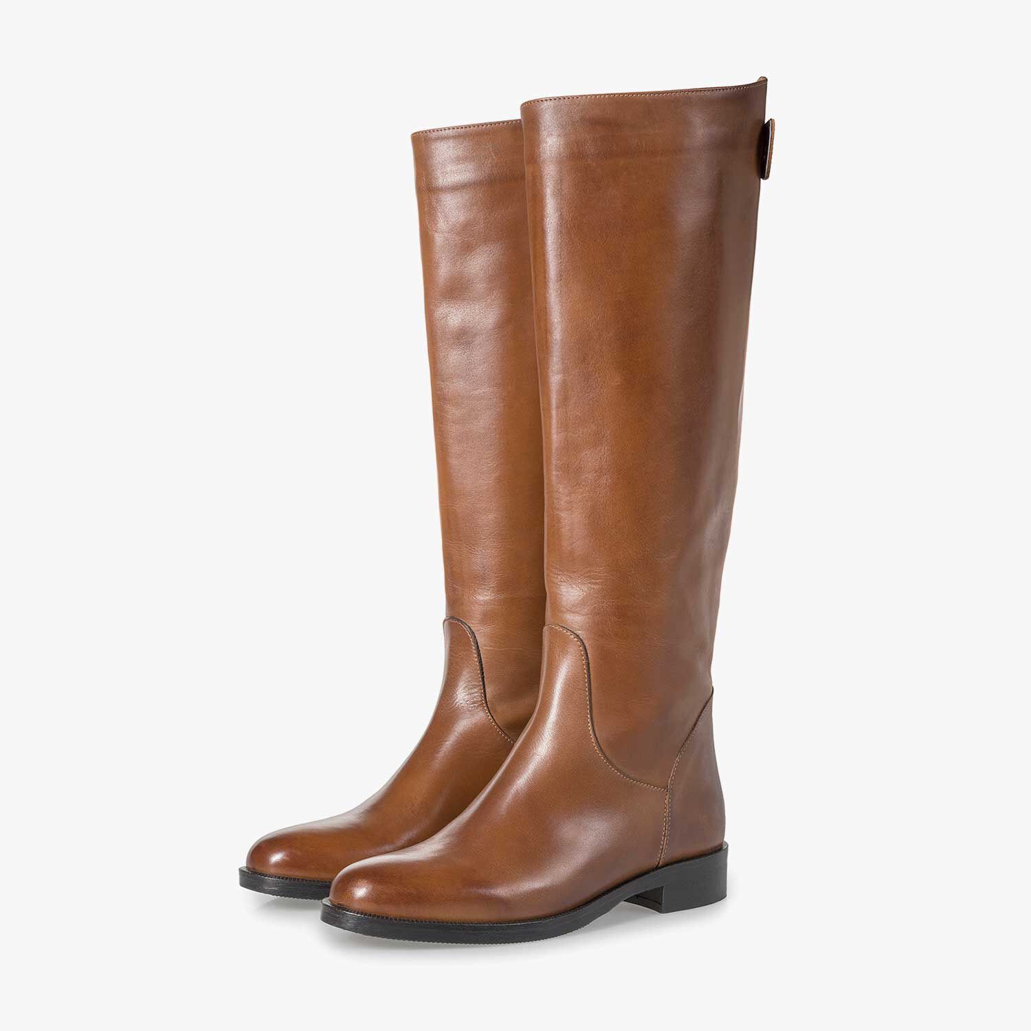 Hoge laars cognac new arrivals