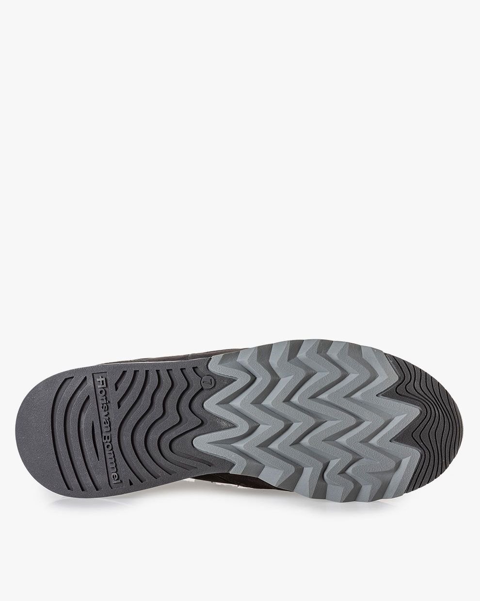 Zwarte nubuckleren sneaker SFM-10092-10-03 | Floris van Bommel®