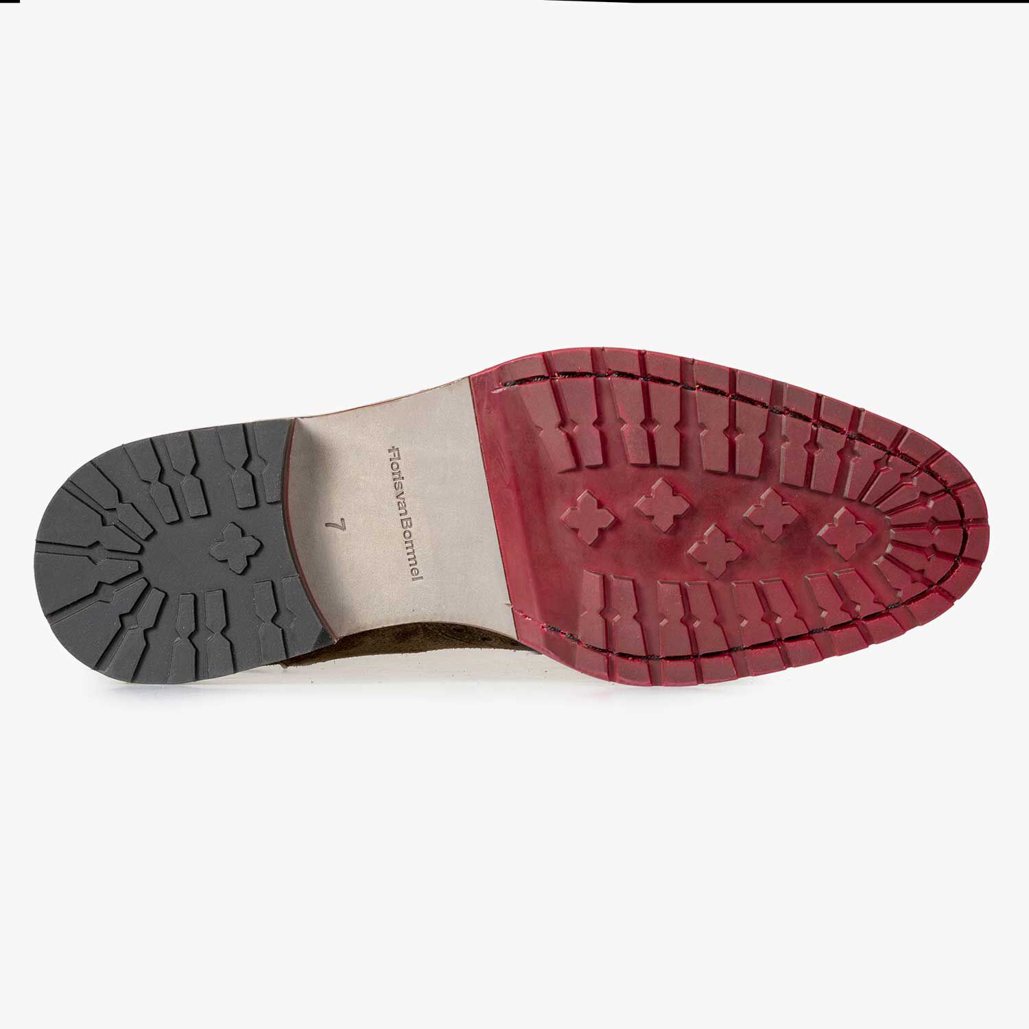 Olive green red top bottoms