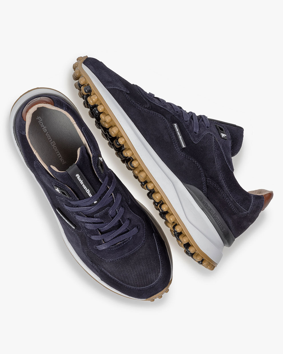 Men's sneakers Noppi 06.36 Dark blue | Floris van Bommel Netherlands
