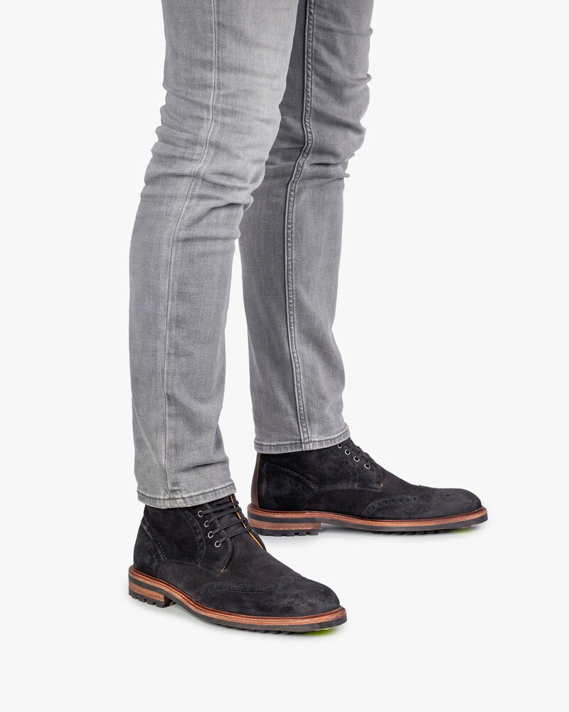 Boot zwart su&egrave;de