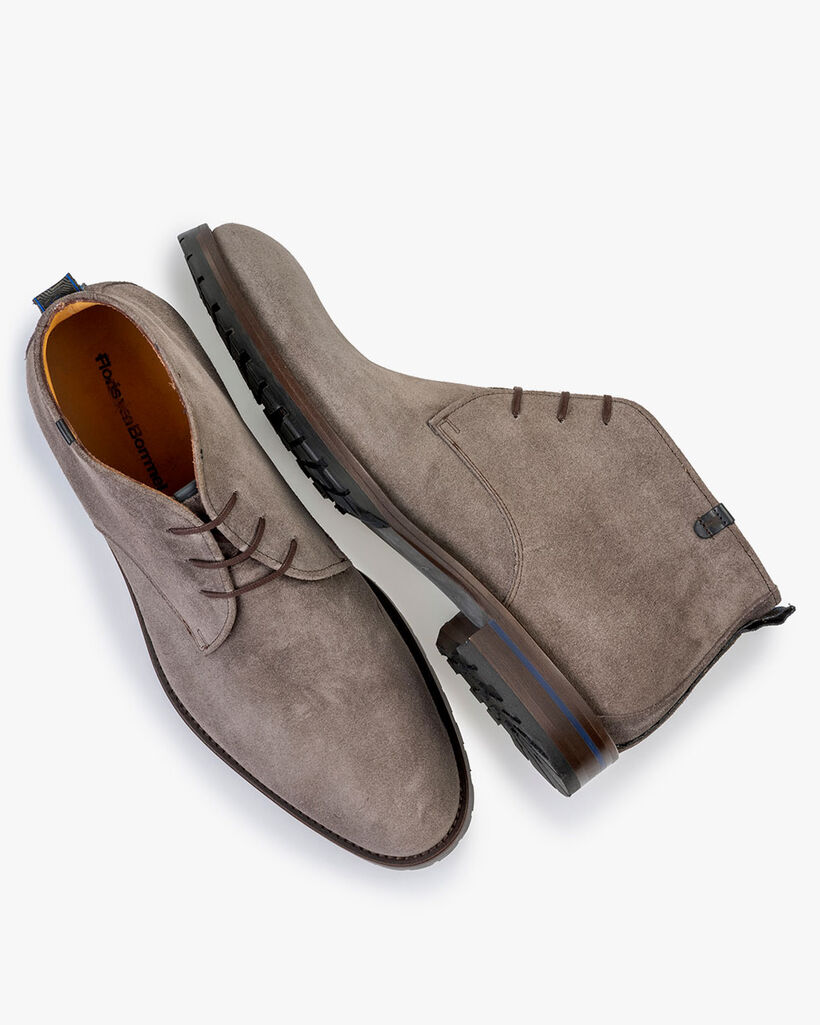 Veterboot su&egrave;de taupe