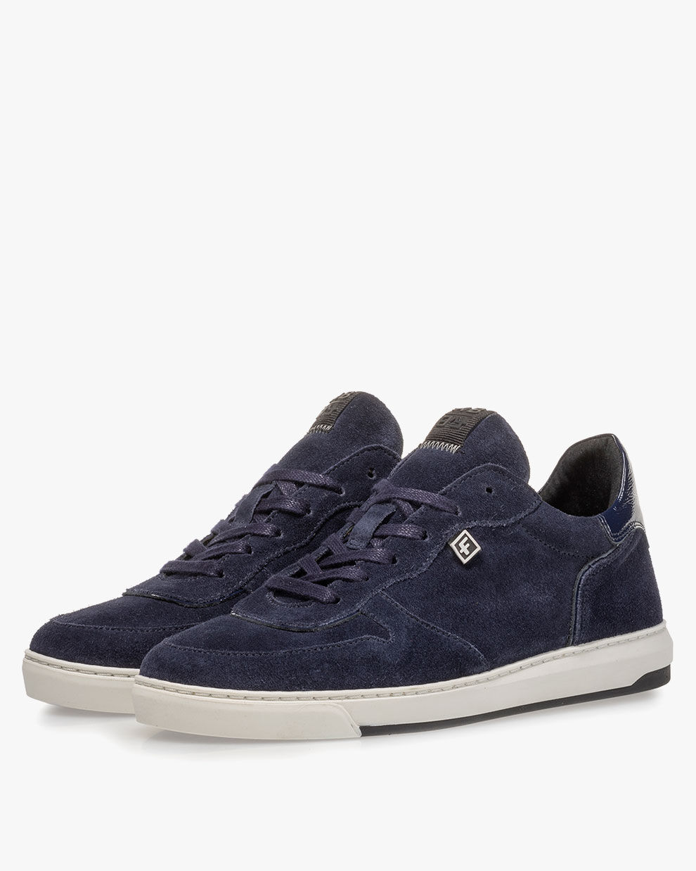 Sneaker suede blue 85322 13 Floris van Bommel Women