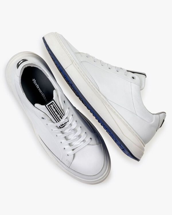 Sneaker calf leather white
