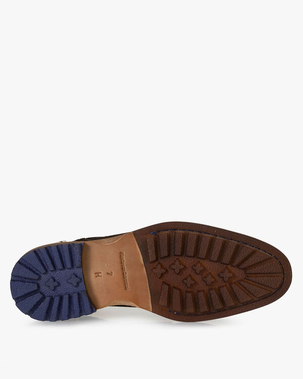 Veterboot su&egrave;de donkerbruin