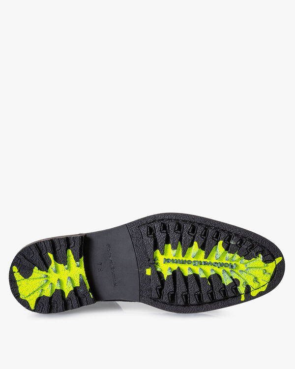 Lace boot suede black