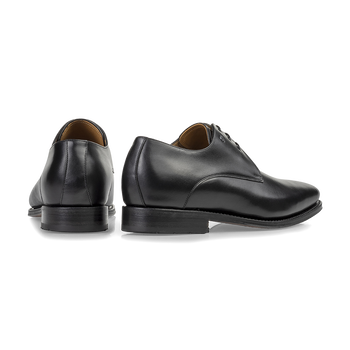 Veterschoen kalfsleer zwart