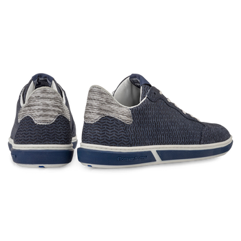 Sneaker nubuck leather blue