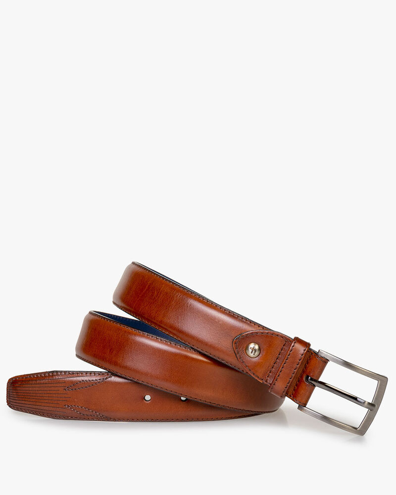 Riem kalfsleer cognac