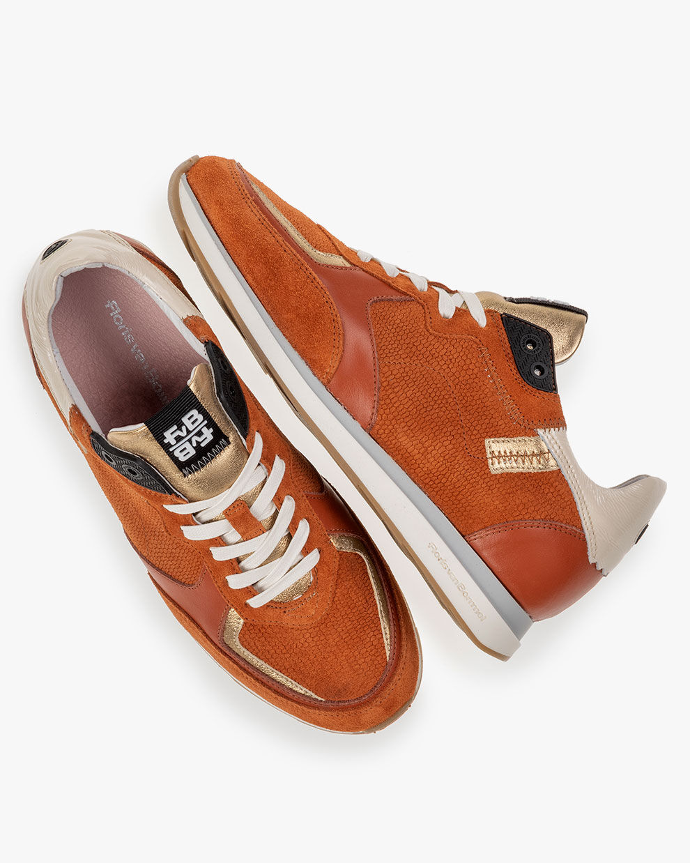 Floris van bommel sneakers cognac online