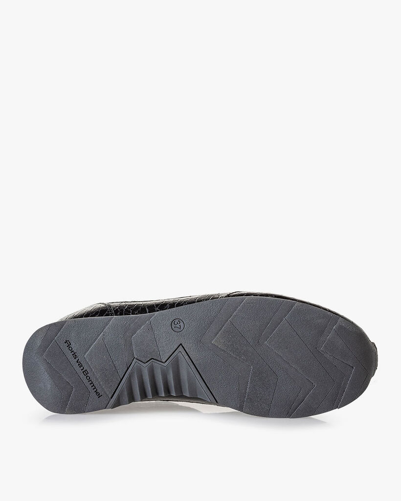 Sneaker black leather