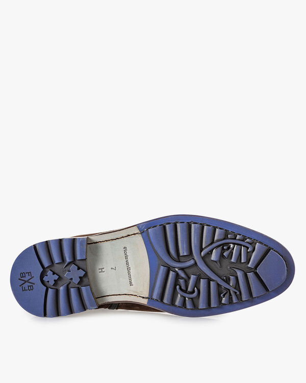 Lambskin lined boot brown