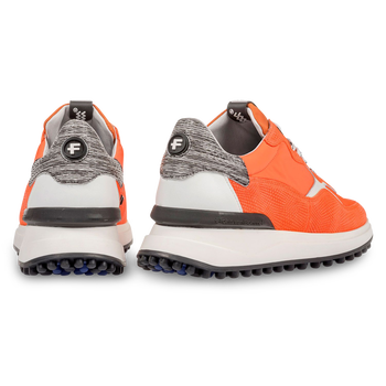 Oranje sneaker met print