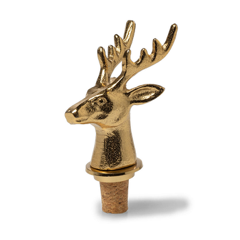 Giftbox wine bottle stopper 'deer'