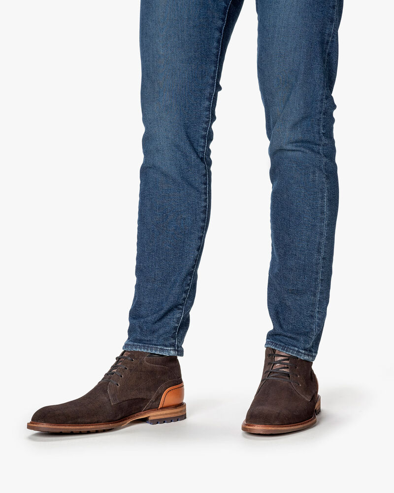 Veterboot su&egrave;de donkerbruin