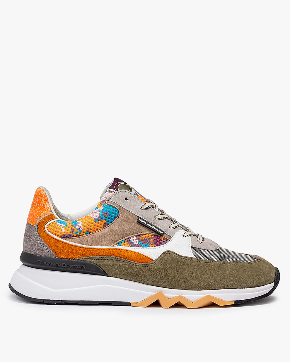 Sneakers heren De Zager 07.01 Oranje Floris van Bommel Official