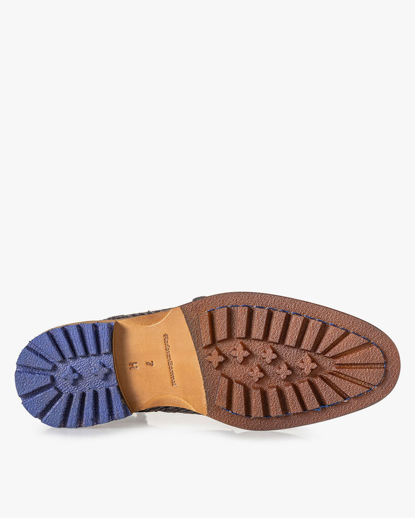 Boot grijs met gespsluiting