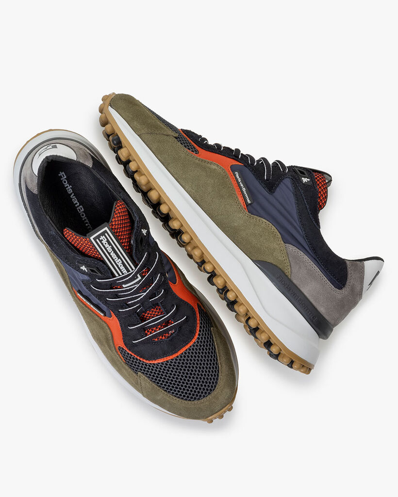 Noppi sneaker su&egrave;de groen