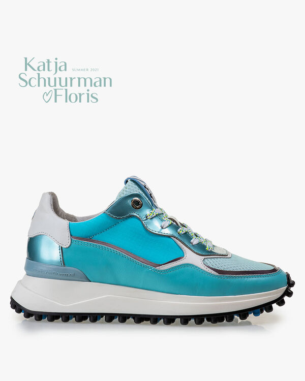 Noppi nappa leather blue