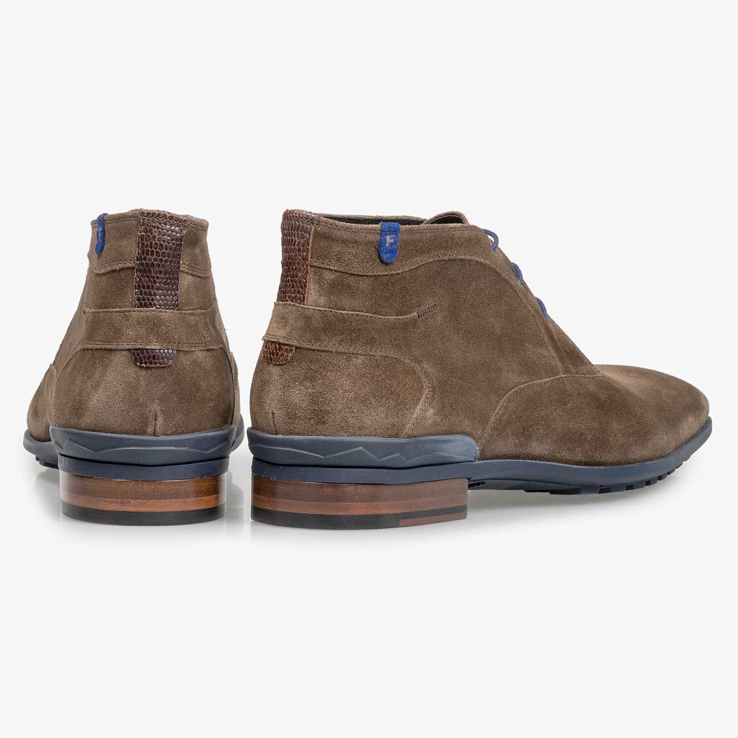 Suède veterboot taupe 1062902 | Floris van Bommel Official® Suède veterboot taupe 1062902 | Floris van Bommel Official®