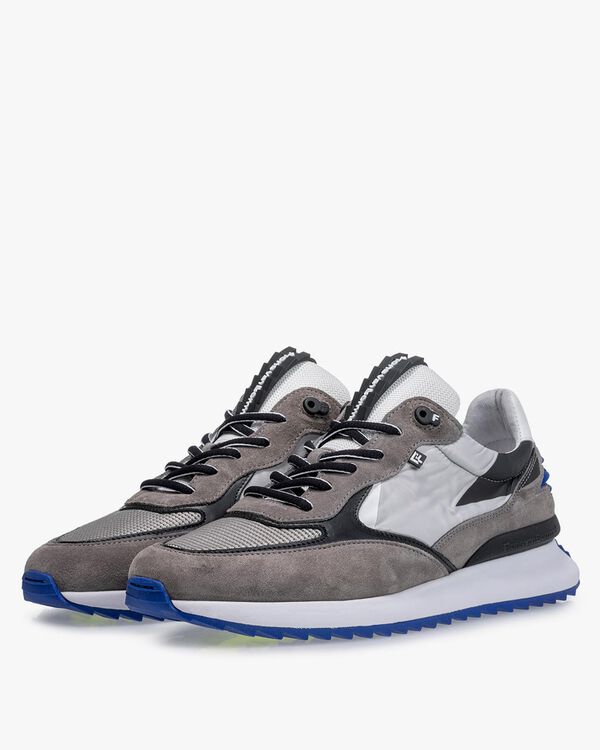 Sneaker su&egrave;de grijs