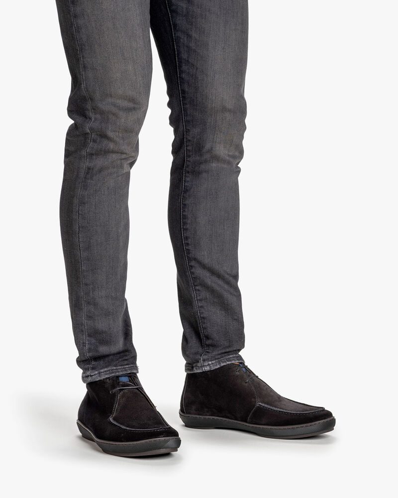 Veterboot su&egrave;de zwart